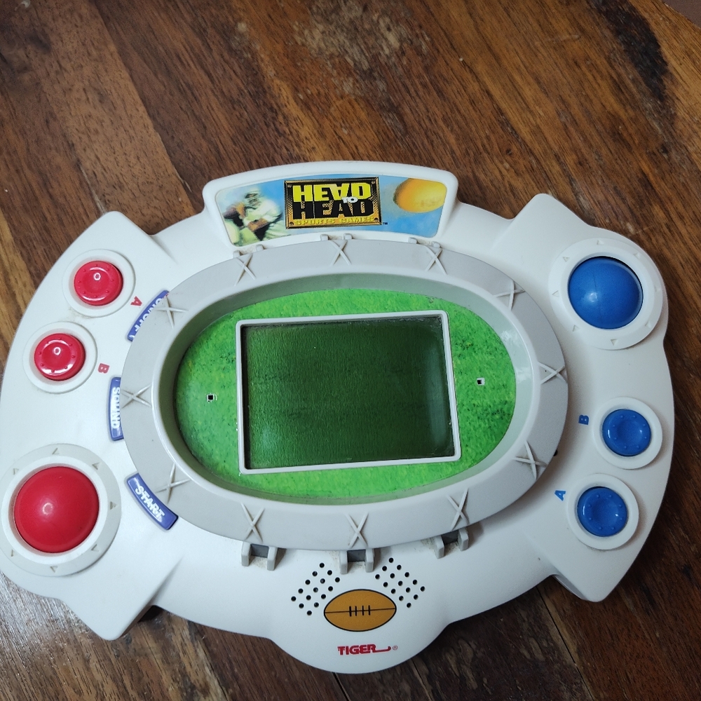 Tiger Handheld Console - White with Red and Blue Buttons